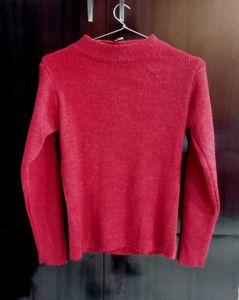 RED woollen top ❤️