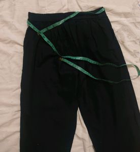 Navy Blue Cotton Trouser