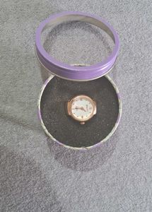 Salty Quartz Ring Watch - Rose Gold