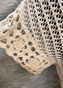 Crochet 🧶 White Crop Top