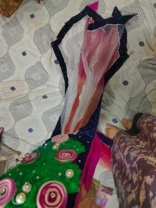 Flower Design Ready To Wear Saree 😍