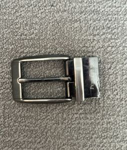 Perry Ellis Belt Buckle – Polished Silver Finish
