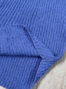 Blue Knit Top