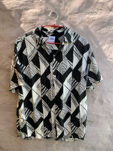 Zara Geometric orignal Print Shirt