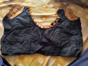 Elegant Black Saree Blouse