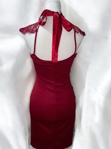 Burgundy Bodycon Dress