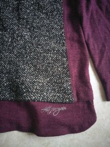 Burgundy Turtleneck Top