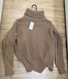 Coffee Cozy Knit Turtleneck - Free Size