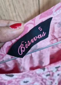 Cute Printed Pink Kurta