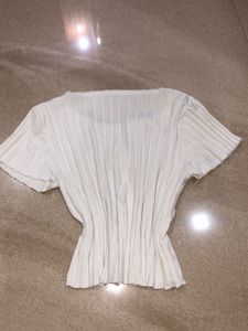White Korean Top