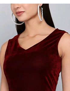 Beautiful Trendy Style Dress Velvet