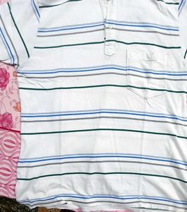 Striped Polo T-Shirt