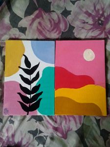 Asthetic canvas painting