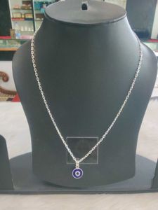 925 Evil Eye Necklace With Hallmark
