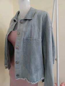 Distressed Denim Jacket