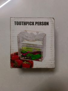 Cute Toothpick Holder Man Showpiece - Plastic