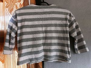 Stripped Crop Tshirt