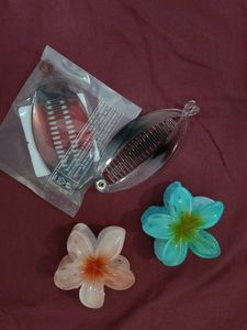 Combo 2 MatteLipstick &amp; Hair Clip Bundle - 4 Piece