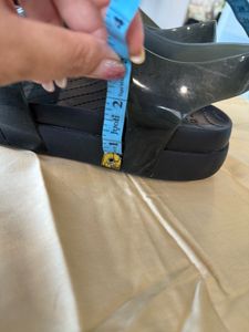 Black Crocs Gladiator Sandals