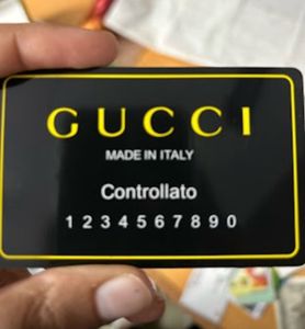 Gucci Black Clutch/ Wallet With Gold Details