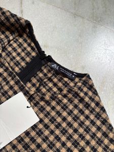 Zara Plaid Mini Dress