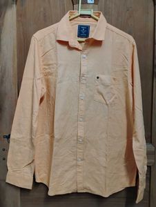 Turtle Light Orange Casual Shirt - Size 38