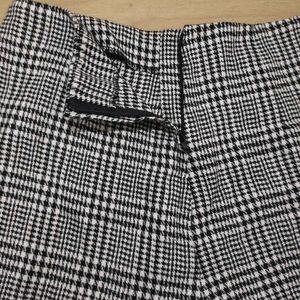 Houndstooth Zipper Shorts