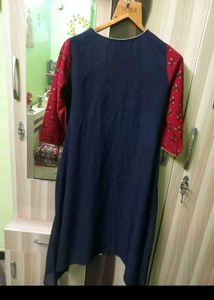 stylish Red &amp; Blue Kurta