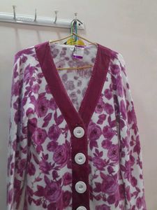 Cardigan Dark Mazanta Color