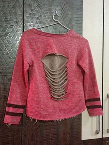 Pink Graphic Sweatshirt