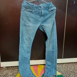 TORN BACKSIDE - Blue Jeans - Size 36/ XL