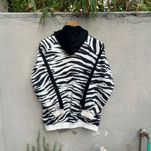 Zebra Print Pullover