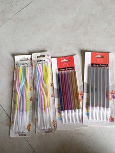 Birthday Candles - Set of 4