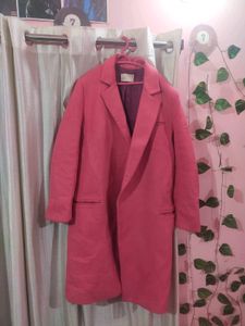 Pink Trench Coat