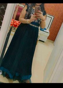 Partywear Gown With Stylish Dupatta For Women