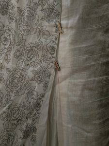 Olive-Roses Printed Kurta