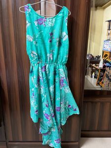 Clearance Sale Floral High Low Dress