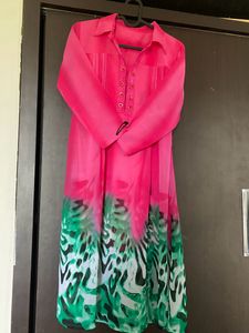A-line Kurta top Multi Colour