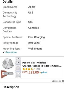 Apple Completely New Adaptor For Ipad /iphone. Hurry Up Only Single In Stock Price Not Negotible Only 2500 Coin. I Sold My Ipad So I Have The Adaptor Only Price 2500 Coin Fixed