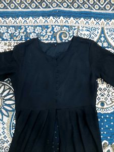 Elegant  Black Colour Maxi Dress