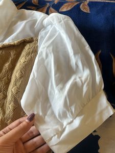 Lace-Up Corset Style Puff Sleeve Top