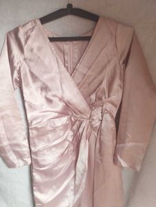 Elegant Pink Maxi Dress
