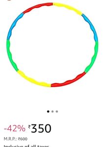Colorful Hula Hoop Pieces