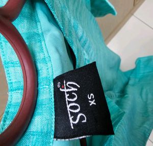 Soch Straight Kurta Sea Green
