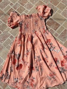 Floral Chiffon Mini Dress