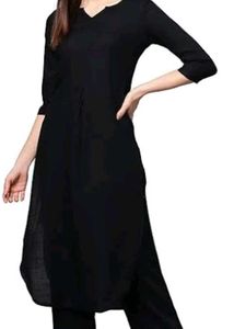 Black Kurti and Palazzo Set