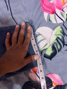 Ripped Blue Denim Jeans