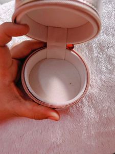 tira Round Jewelry Box, Small Trinket Storage Orga