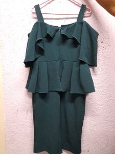 Addyvero Women Bodycon Green Dress.