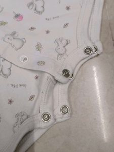 Cute Bunny Print Romper
